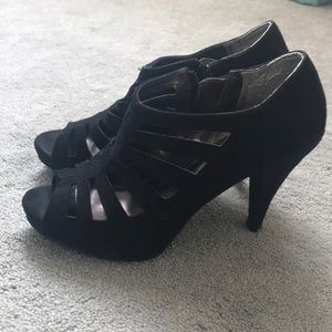 Black Velvet heels